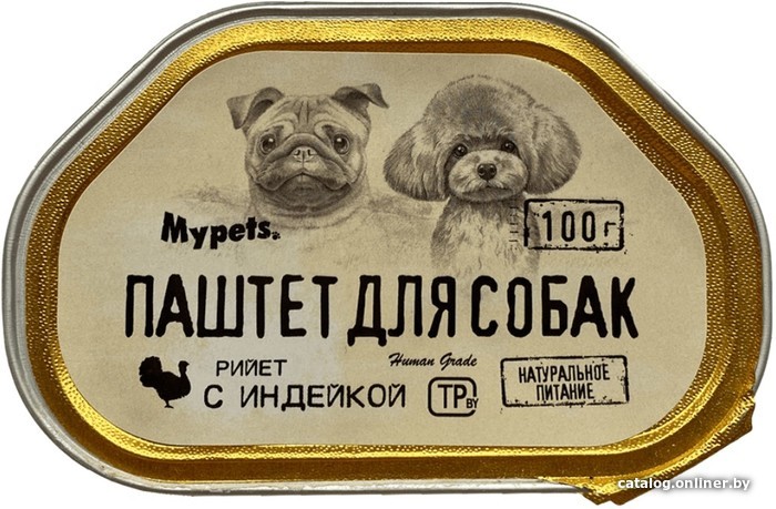

Пресервы Mypets Паштет из индейки 40333 (100 г)
