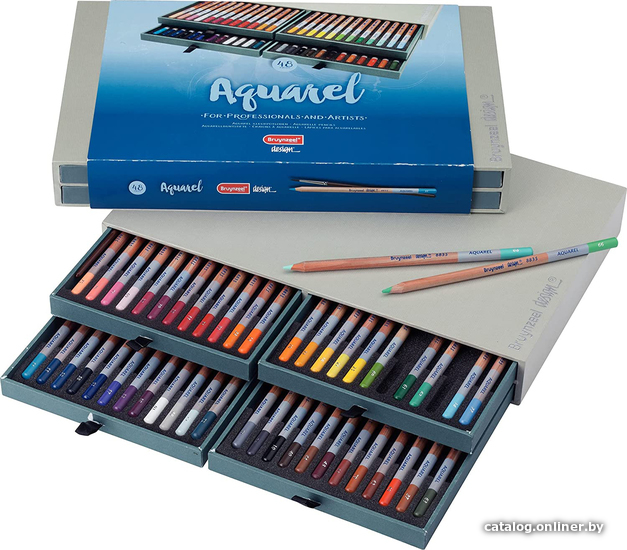 

Набор акварельных карандашей Bruynzeel Design Aquarel Box 8835H48 (48 цветов)