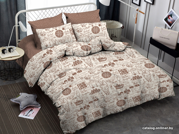 

Постельное белье Amore Mio Gold Christopher 1.5 23579 (коричневый/бежевый)