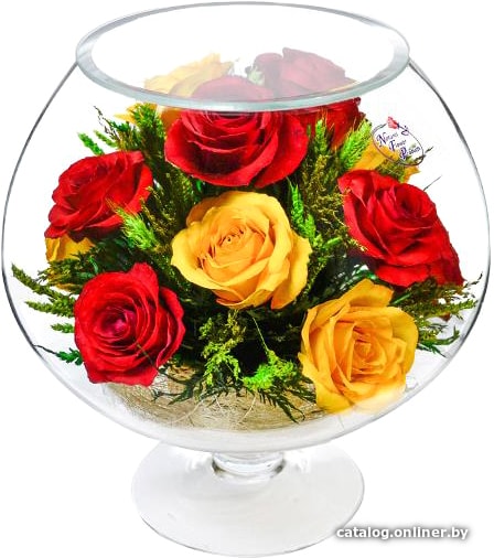 

Цветы, букеты Natural Flower Products Композиция из красных и желтых роз NQY5j4