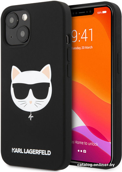 

Чехол для телефона CG Mobile Karl Lagerfeld для Apple iPhone 13 KLHCP13MSLCHBK