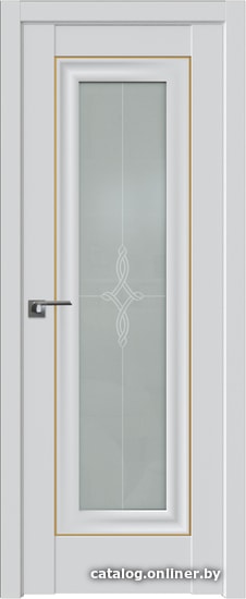 

Межкомнатная дверь ProfilDoors 24U 80x200 (аляска/узор матовое/золото)