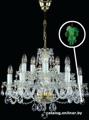 

Подвесная люстра ArtGlass Radka V. Vino Light Green