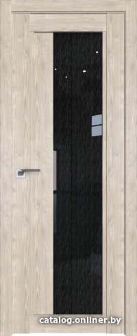 

Межкомнатная дверь ProfilDoors 2.72XN 90x200 (каштан светлый/стекло дождь черный)