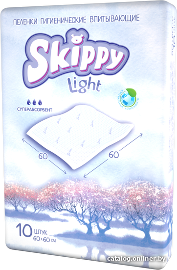 

Набор одноразовых пеленок Skippy Light 60x60 (10 шт)