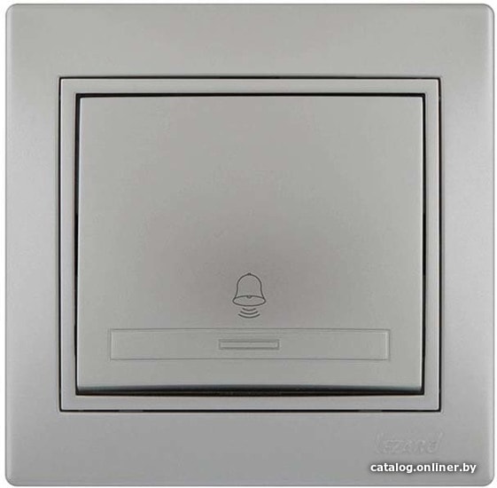 

Кнопка без фиксации Lezard Mira 701-1010-103 (серый металлик)