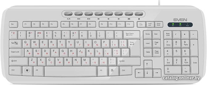 

Клавиатура SVEN KB-C3050 (белый)