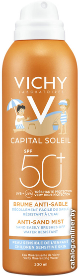 

Спрей солнцезащитный Vichy Солнцезащитный аэрозоль Capital Soleil SPF50+ 200 мл