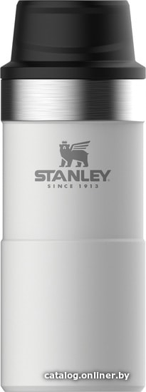 

Термокружка Stanley Classic 0.35л One hand 2.0 10-06440-016 (белый)