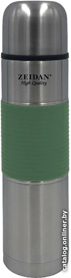 

Термос ZEIDAN Z9049 0.75л (серебристый/зеленый)