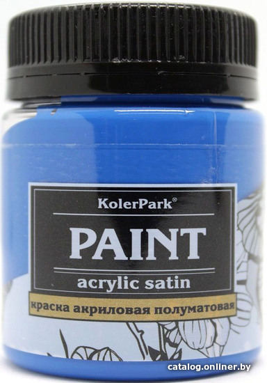 

Акриловая краска KolerPark Акриловая сатиновая (джинс, 50 мл)