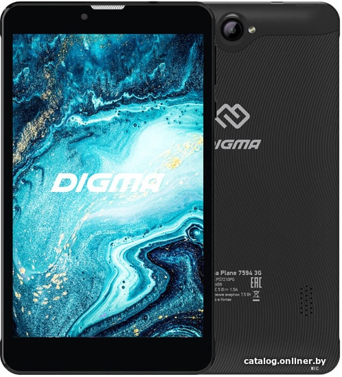 

Планшет Digma Plane 7594 PS7210PG 16GB 3G (черный)