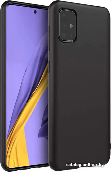 

Чехол для телефона Case Matte для Galaxy A51 (черный)