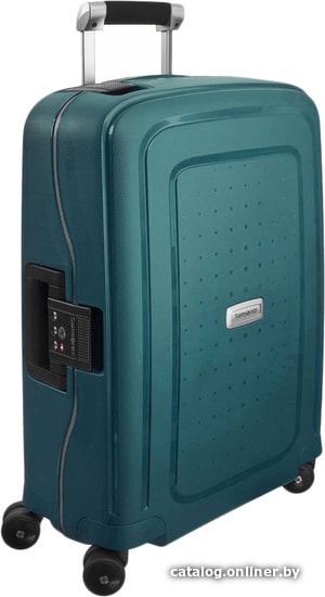 

Чемодан-спиннер Samsonite S'Cure DLX Metallic Green 55 см (4 колеса)