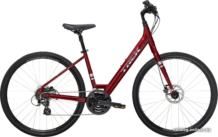 

Велосипед Trek Verve 2 Disc Lowstep L 2021 (красный)