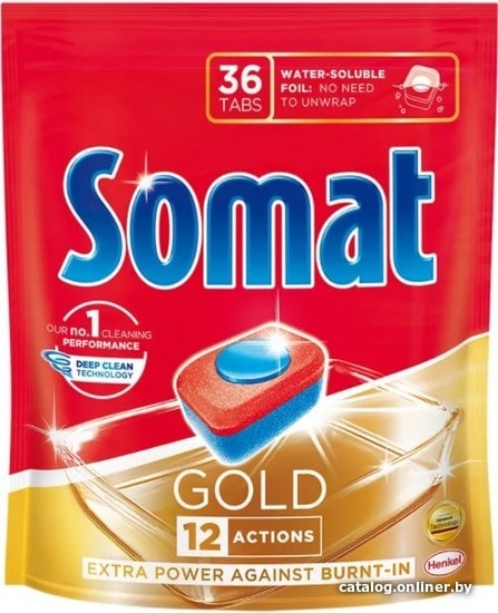 

Таблетки для посудомоечной машины Somat Gold 36 шт