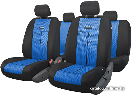 

Комплект чехлов для сидений Autoprofi TT-902M (черный/синий)