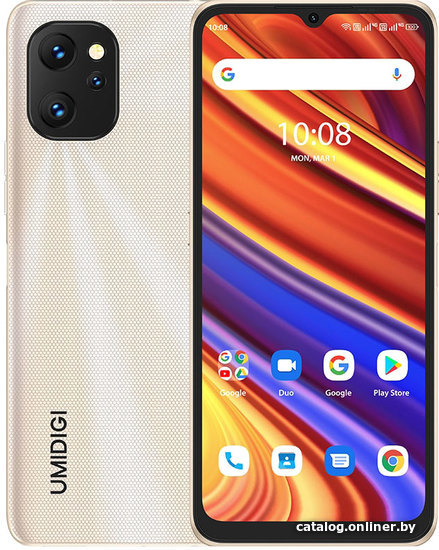 

Смартфон Umidigi Power 7 4GB/128GB (золотистый)