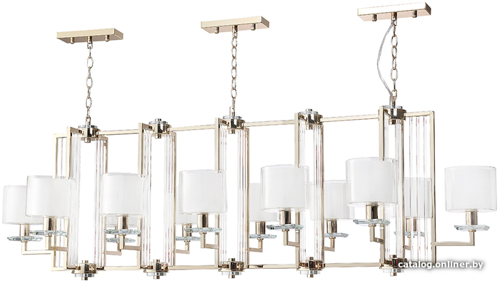 

Подвесная люстра Crystal Lux Nicolas SP12-L1600 (золото/белый)