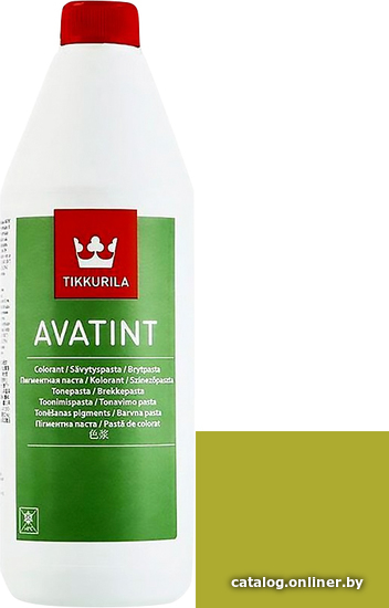

Колеровочная краска Tikkurila Avatint 1 л (YE, yellow exterior)