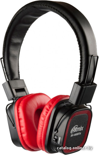 

Наушники Ritmix RH-480BTH (черный/красный)