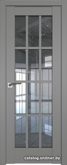 

Межкомнатная дверь ProfilDoors 102U 60x200 (грей/стекло прозрачное)