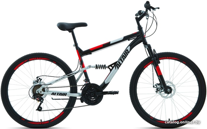 

Велосипед Altair MTB FS 26 2.0 disc р.16 2021 (черный)