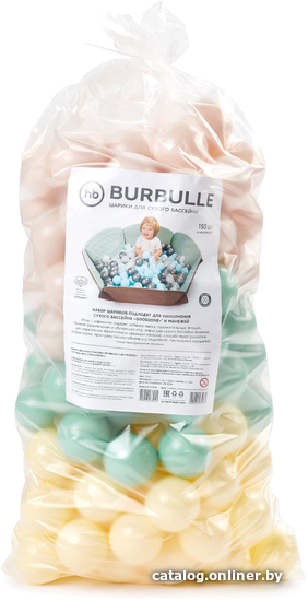 

Шарики для сухого бассейна Happy Baby Burbulle 51006 (Olive/Creamy/Powder)