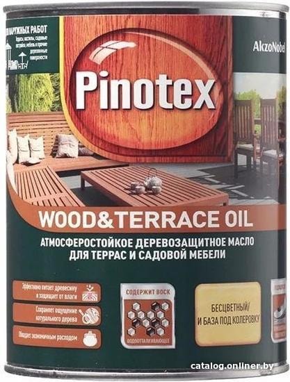 

Масло Pinotex Wood&Terrace Oil CLR 1 л (бесцветный)