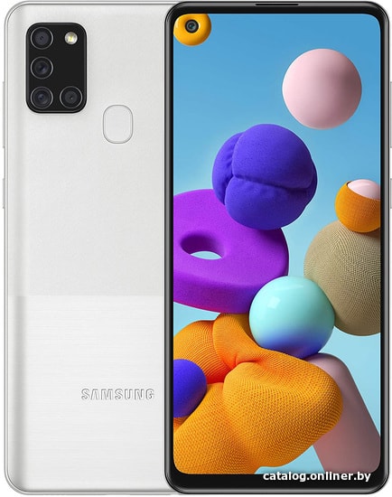 

Смартфон Samsung Galaxy A21s SM-A217F/DS 4GB/128GB (серебристый)