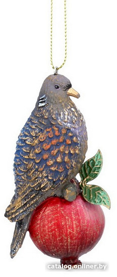 

Елочная игрушка Gisela Graham Della Robbia. Голубь на гранате 14569-3