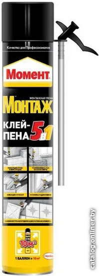 

Монтажная пена Момент Монтаж 5 в 1 750 мл
