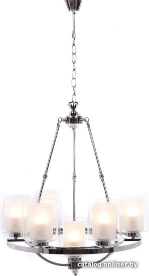 

Подвесная люстра Lumina Deco Santini LDP 1220-7 CHR+WT