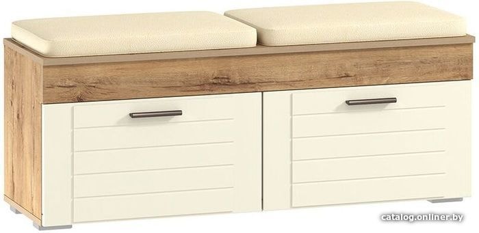 

Тумба для обуви Woodcraft Ливорно-2 панакота