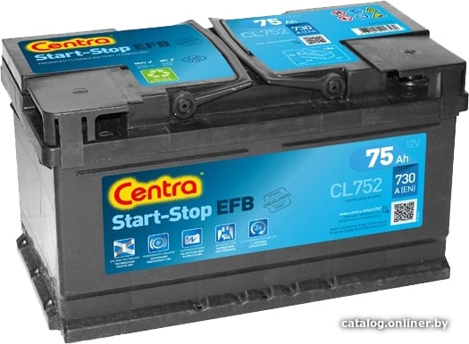 

Автомобильный аккумулятор Centra Start-Stop EFB CL752 (75 А·ч)