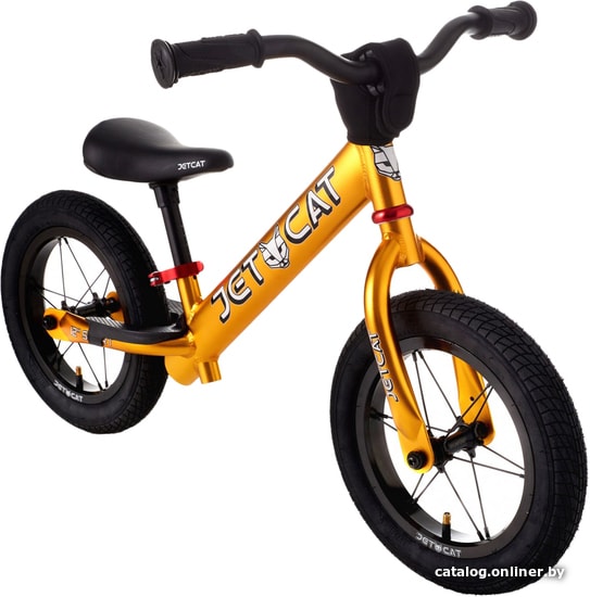 

Беговел JetCat Sport 12 Super Light Air Pro (золотистый)