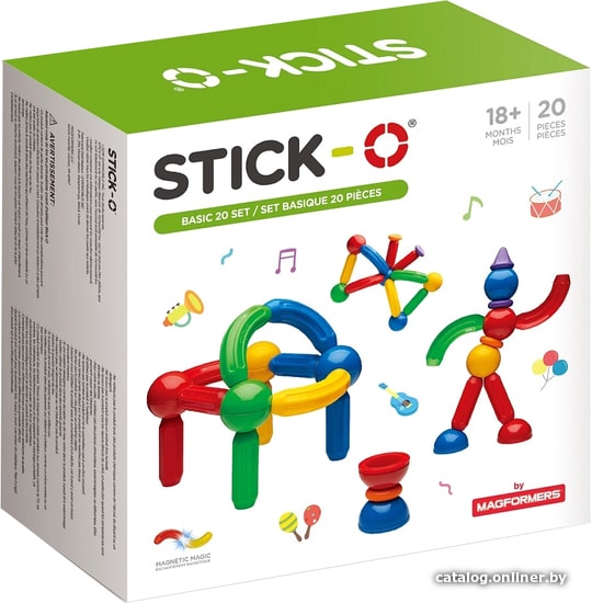 

Конструктор Stick-O 901002 Basic 20 Set