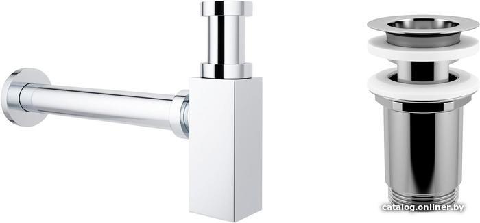 

Сифон Wellsee Drainage System 182109004 (сифон, выпуск, хром)