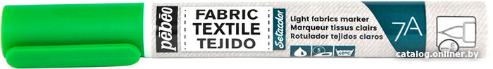 

Маркер художественный PEBEO 7A Light fabric 803409 (светло-зеленый)