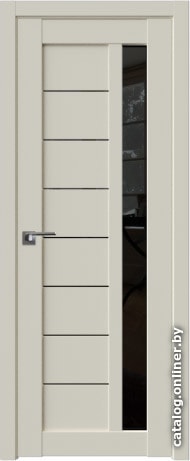 

Межкомнатная дверь ProfilDoors 37U 70x200 (магнолия сатинат, стекло черный триплекс)