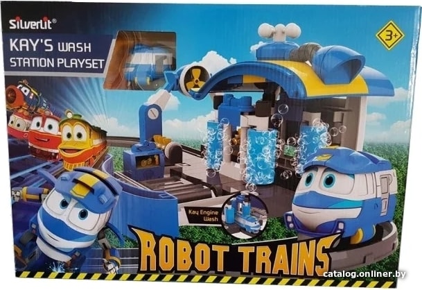 

Набор железной дороги Silverlit Robot Trains Мойка Кея 80171