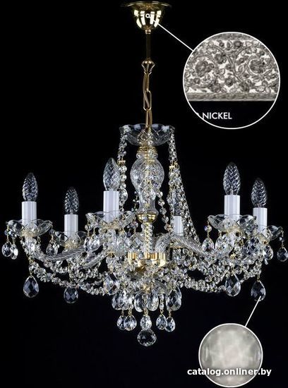 

Подвесная люстра ArtGlass Jessica Vi. Nickel - 8006