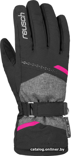

Перчатки Reusch Hannah R-Tex XT 6031213 7771 (р-р 7, black/black melange/pink glo)
