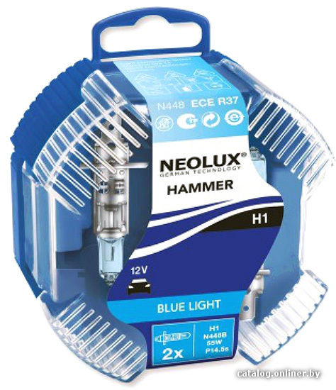 

Галогенная лампа Neolux H1 Blue Light 2шт [N448B-DUOBOX]