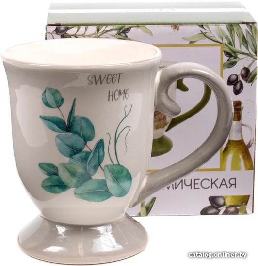 

Кружка Home Line Цветущий эвкалипт HC1641-G12