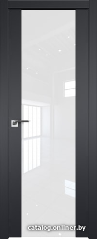 

Межкомнатная дверь ProfilDoors 110U 70x200 (черный матовый, стекло лак классик)