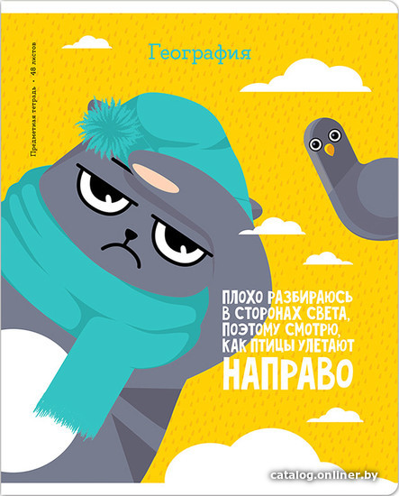 

Тетрадь предметная ArtSpace Котоцинизм - География Тп48ТЛк_42601 (48 л)