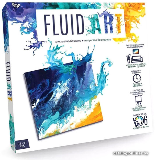 

Набор для создания поделок/игрушек Danko Toys Fluid Art №3 FA-01-02