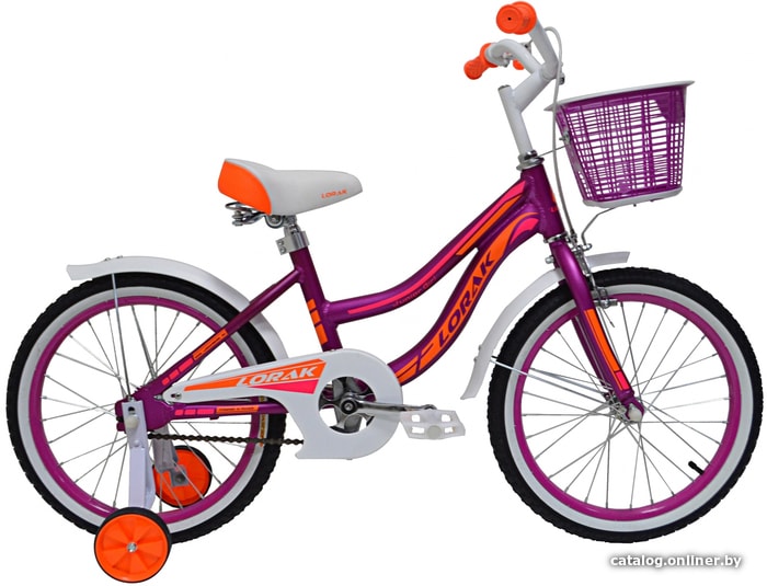 

Детский велосипед Lorak Junior 18 Girl 2020 (фиолетовый)