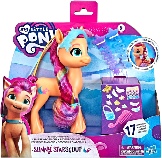 

Кукла-питомец Hasbro My Little Pony Радужные Волосы Санни F17945L0